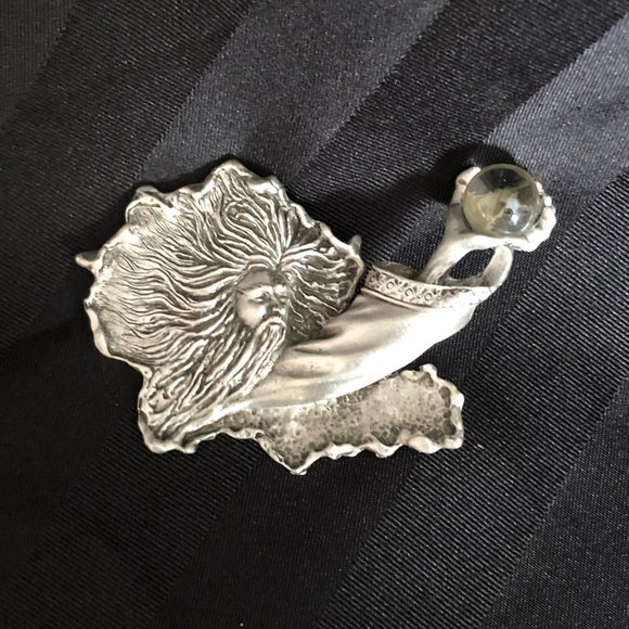 Vtg JJ Wizard Brooch - Picture 8 of 10